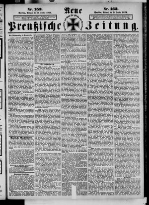 Neue preußische Zeitung vom 29.10.1873