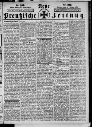 Neue preußische Zeitung vom 02.11.1873