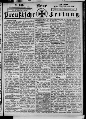Neue preußische Zeitung vom 06.11.1873