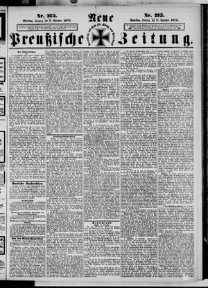 Neue preußische Zeitung vom 23.11.1873