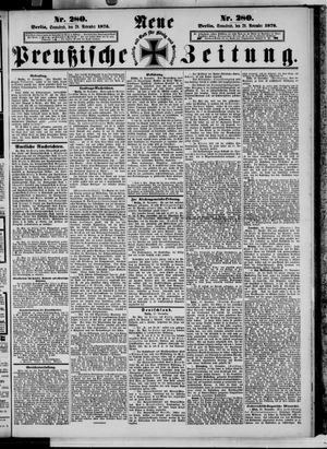Neue preußische Zeitung vom 29.11.1873