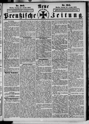 Neue preußische Zeitung vom 04.12.1873