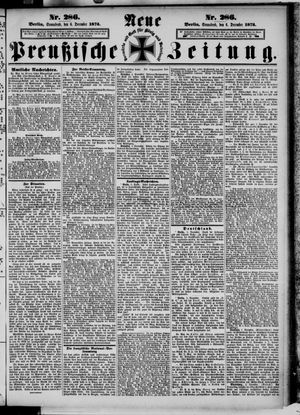 Neue preußische Zeitung vom 06.12.1873