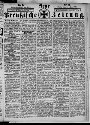 Neue preußische Zeitung vom 04.01.1874