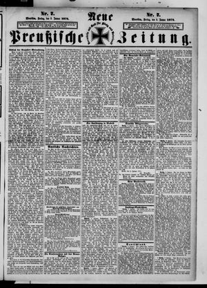 Neue preußische Zeitung vom 09.01.1874