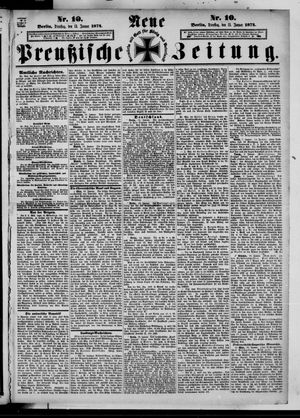 Neue preußische Zeitung vom 13.01.1874