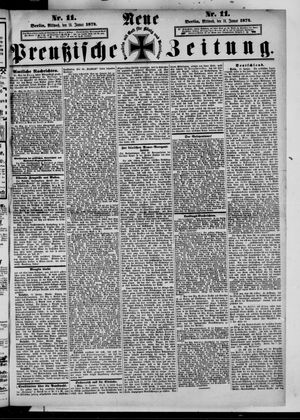 Neue preußische Zeitung vom 14.01.1874