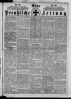 Neue preußische Zeitung vom 17.01.1874