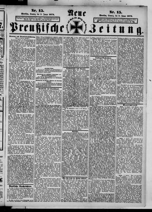Neue preußische Zeitung vom 18.01.1874