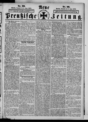 Neue preußische Zeitung on Jan 24, 1874