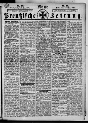 Neue preußische Zeitung vom 27.01.1874