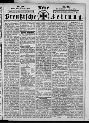 Neue preußische Zeitung vom 04.02.1874