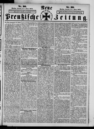 Neue preußische Zeitung vom 05.02.1874