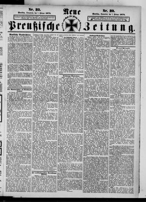 Neue preußische Zeitung vom 07.02.1874