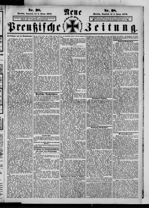 Neue preußische Zeitung vom 14.02.1874