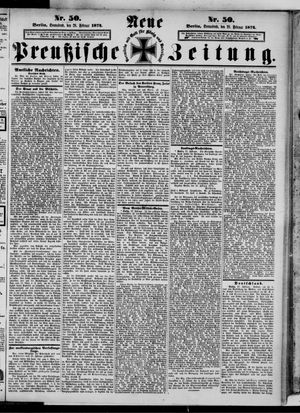 Neue preußische Zeitung vom 28.02.1874