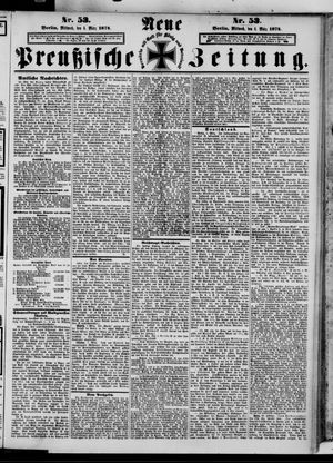 Neue preußische Zeitung vom 04.03.1874