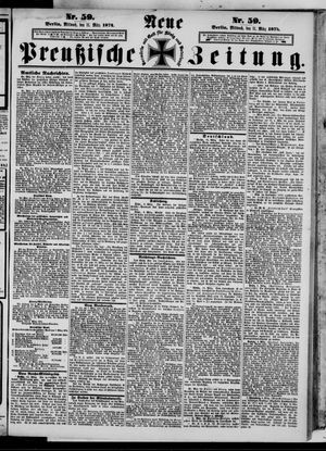 Neue preußische Zeitung vom 11.03.1874