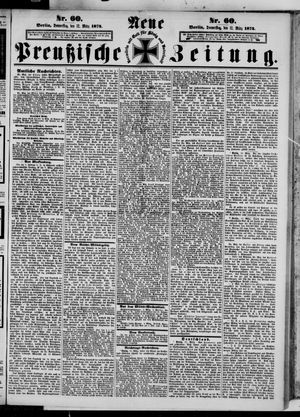 Neue preußische Zeitung vom 12.03.1874