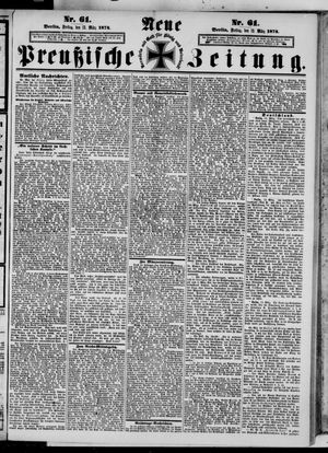 Neue preußische Zeitung vom 13.03.1874