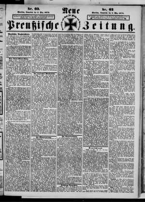 Neue preußische Zeitung vom 14.03.1874