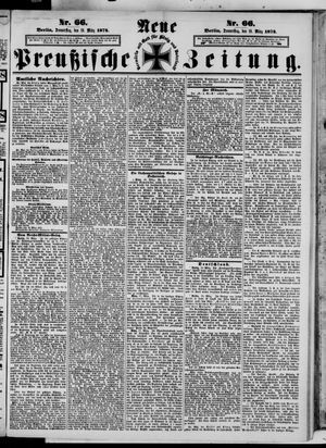 Neue preußische Zeitung vom 19.03.1874