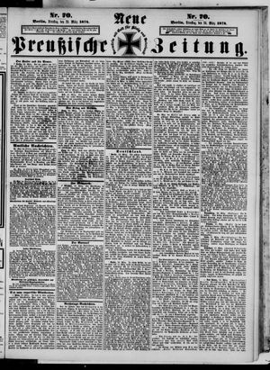 Neue preußische Zeitung vom 24.03.1874