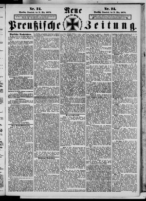 Neue preußische Zeitung vom 28.03.1874