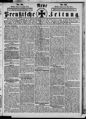Neue preußische Zeitung vom 29.03.1874