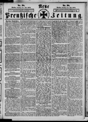 Neue preußische Zeitung vom 02.04.1874