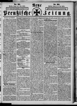 Neue preußische Zeitung vom 19.04.1874
