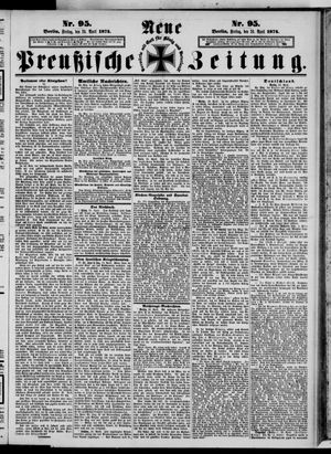 Neue preußische Zeitung vom 24.04.1874
