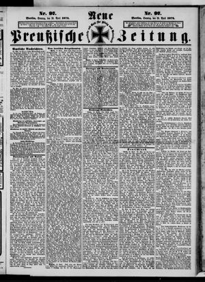 Neue preußische Zeitung vom 26.04.1874