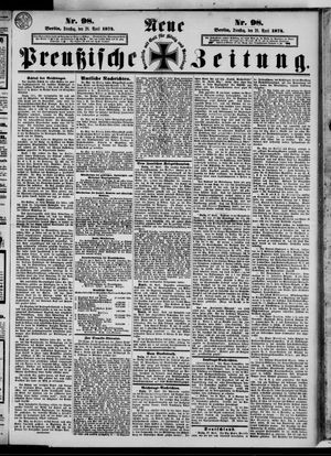 Neue preußische Zeitung vom 28.04.1874