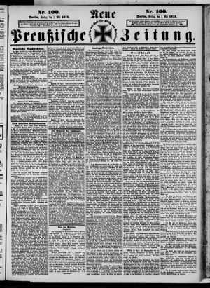Neue preußische Zeitung vom 01.05.1874