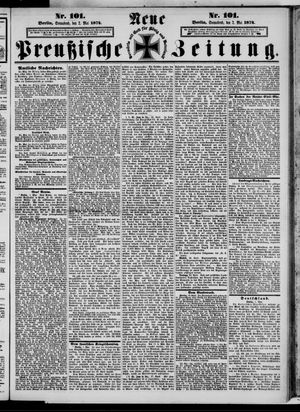 Neue preußische Zeitung on May 2, 1874