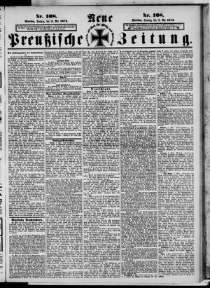 Neue preußische Zeitung vom 10.05.1874
