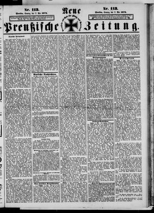 Neue preußische Zeitung vom 17.05.1874