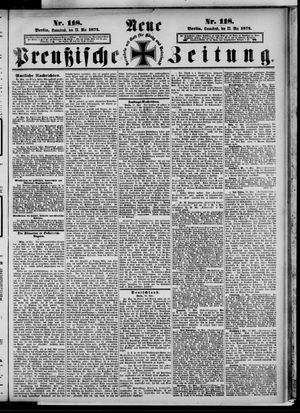 Neue preußische Zeitung vom 23.05.1874