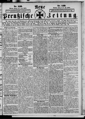 Neue preußische Zeitung vom 19.06.1874