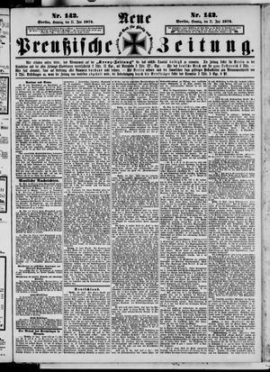 Neue preußische Zeitung vom 21.06.1874