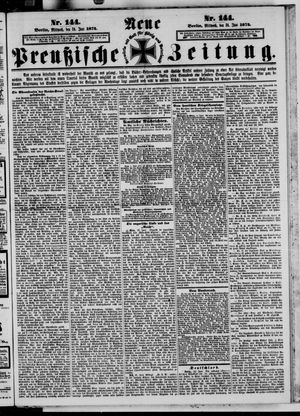 Neue preußische Zeitung on Jun 24, 1874