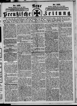 Neue preußische Zeitung on Jun 25, 1874