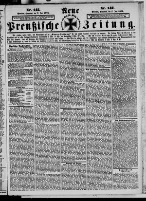 Neue preußische Zeitung on Jun 27, 1874