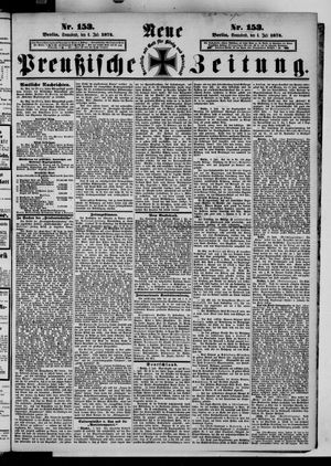 Neue preußische Zeitung vom 04.07.1874