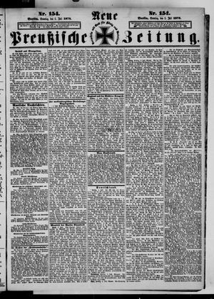 Neue preußische Zeitung vom 05.07.1874