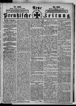 Neue preußische Zeitung vom 07.07.1874