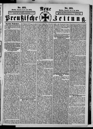 Neue preußische Zeitung vom 25.07.1874