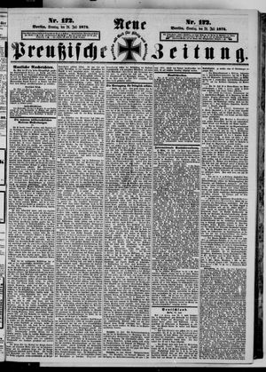 Neue preußische Zeitung vom 26.07.1874