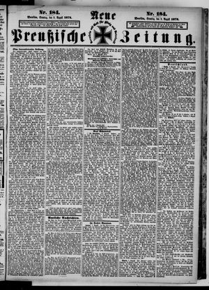 Neue preußische Zeitung vom 09.08.1874